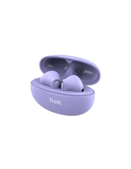 AURICULARES TRUST YAVI EARPHONES ENC BLUETOOTH WIRELESS PURPLE