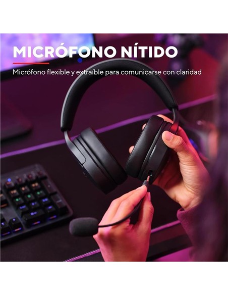AURICULARES + MICROFONO TRUST GAMING GXT 489 FAYZO HEADSET MULTI BLACK