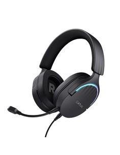 AURICULARES + MICROFONO TRUST GAMING RGB GXT 490 FAYZO...