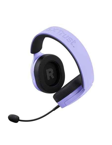 AURICULARES + MICROFONO TRUST GAMING GXT 489P FAYZO HEADSET MULTI PURPLE