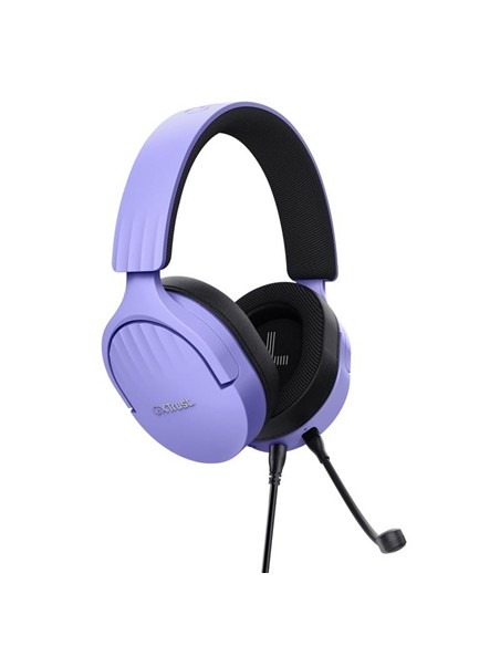 AURICULARES + MICROFONO TRUST GAMING GXT 489P FAYZO HEADSET MULTI PURPLE