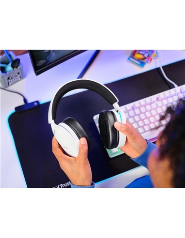 AURICULARES + MICROFONO TRUST GAMING RGB GXT...