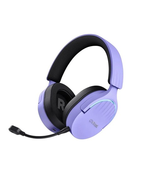 AURICULARES + MICROFONO TRUST GAMING RGB GXT 491P FAYZO HEADSET WIRELESS