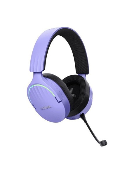 AURICULARES + MICROFONO TRUST GAMING RGB GXT 491P FAYZO HEADSET WIRELESS