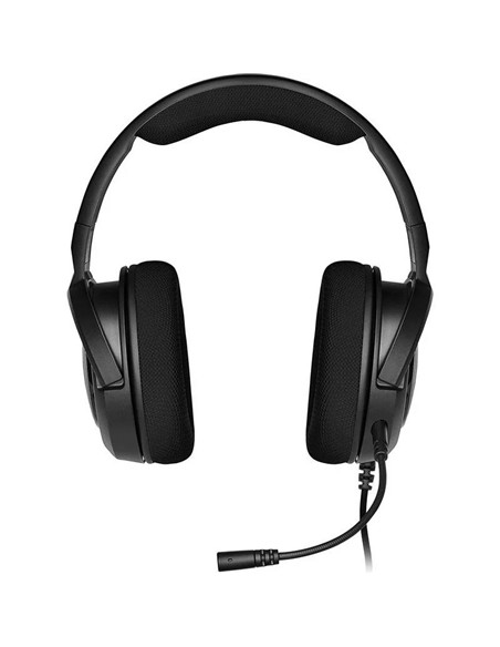 AURICULARES + MICROFONO CORSAIR HS35 GAMING PC CARBON BLACK