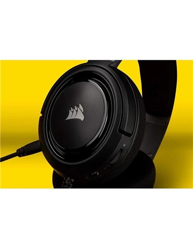 AURICULARES + MICROFONO CORSAIR HS35 GAMING PC CARBON BLACK