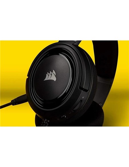 AURICULARES + MICROFONO CORSAIR HS35 GAMING PC CARBON BLACK