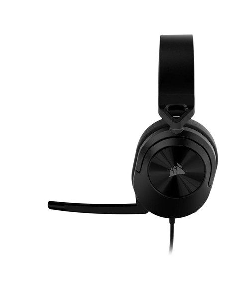 AURICULARES + MICROFONO CORSAIR HS55 SURROUND CARBON GAMING USB BLACK