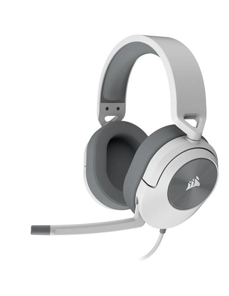 AURICULARES + MICROFONO CORSAIR HS55 SURROUND CARBON GAMING USB WHITE