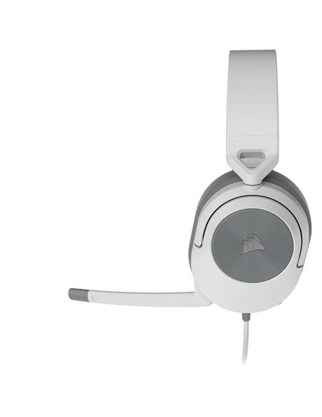 AURICULARES + MICROFONO CORSAIR HS55 SURROUND CARBON GAMING USB WHITE