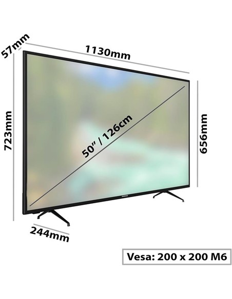 TELEVISOR LED DAEWOO 50 4K UHD USB SMART TV ANDROID WIFI BLUETOOTH DOLBY