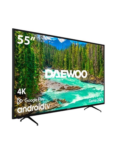 TELEVISOR LED DAEWOO 55 4K UHD USB SMART TV ANDROID WIFI BLUETOOTH DOLBY