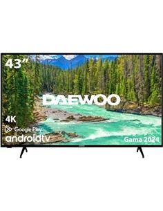 TELEVISOR LED DAEWOO 43 4K UHD USB SMART TV ANDROID WIFI BLUETOOTH DOLBY