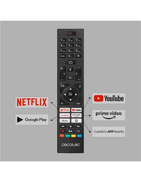 TELEVISOR LED CECOTEC 43 UHD 4K SMART TV ANDROID BLUETOOTH