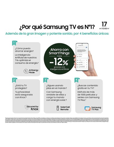 TELEVISOR LED SAMSUNG CRYSTAL 43 4K UHD USB SMART TV WIFI BT
