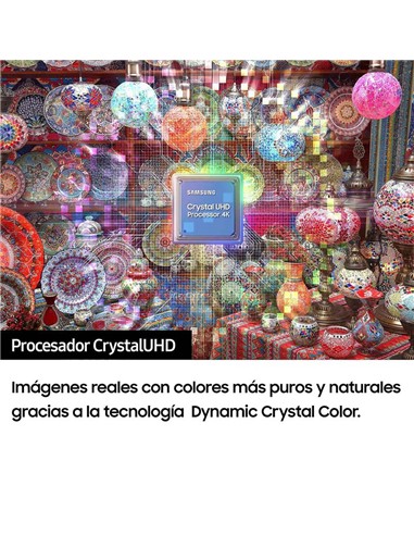 TELEVISOR LED SAMSUNG CRYSTAL 43 4K UHD USB SMART TV WIFI BT