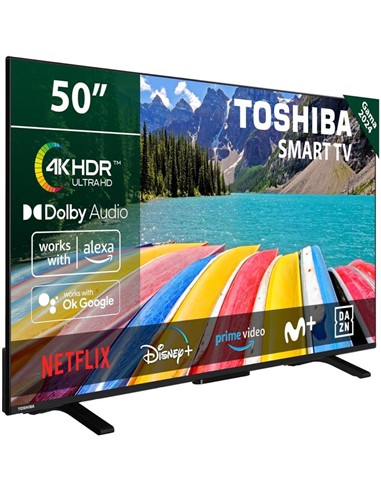 TELEVISOR LED TOSHIBA 50 4K UHD USB SMART TV ANDROID WIFI HOTEL DOLBY