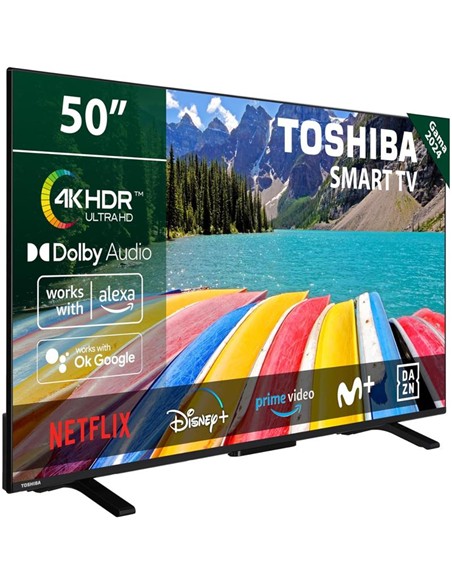 TELEVISOR LED TOSHIBA 50 4K UHD USB SMART TV ANDROID WIFI HOTEL DOLBY