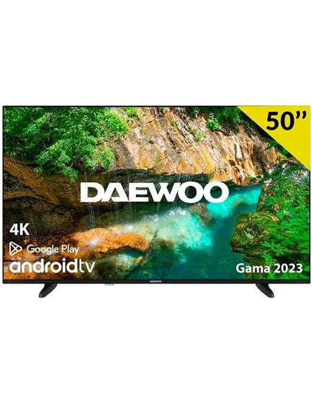 TELEVISOR LED DAEWOO 50 4K UHD USB SMART TV ANDROID WIFI BLUETOOTH DOLBY