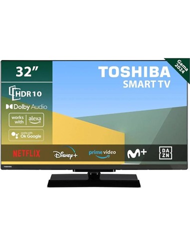 TELEVISOR LED TOSHIBA 32 LED HD USB SMART TV...