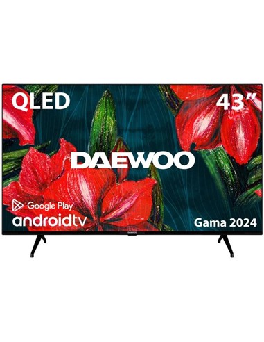 TELEVISOR DAEWOO 43 QLED 4K UHD USB SMART TV...