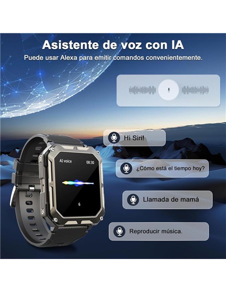 SMARTWATCH RELOJ CUBOT C20 PRO BT IP68 BLACK