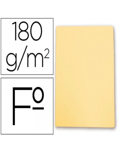SUBCARPETAS GIO FOLIO AMARILLO 180GR RF:1329805.