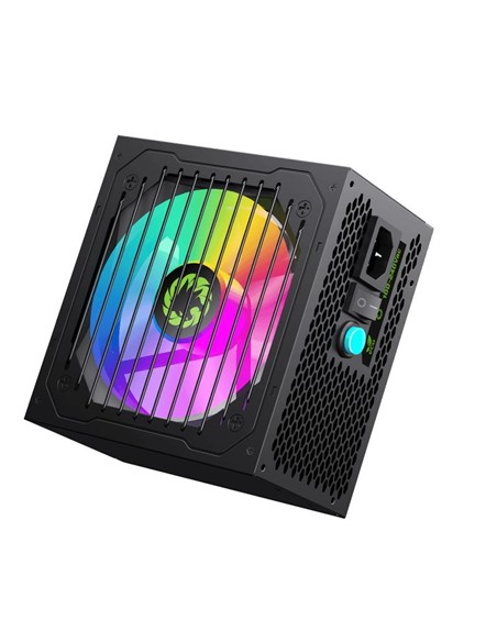 FUENTE DE ALIMENTACION GM 800W GAMING RGB 85+ APFC BRONZE SEMI MODULAR