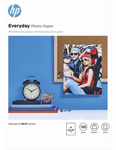 PAPEL HP FOTO PLUS GLOSSY A4 100H 200GR (Q2510A).