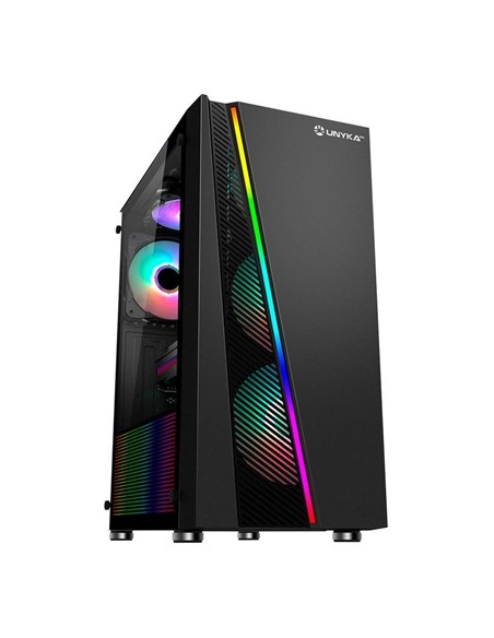 CAJA ORDENADOR GAMING UNYKACH GLAYZE FRONTAL ATX ARGB