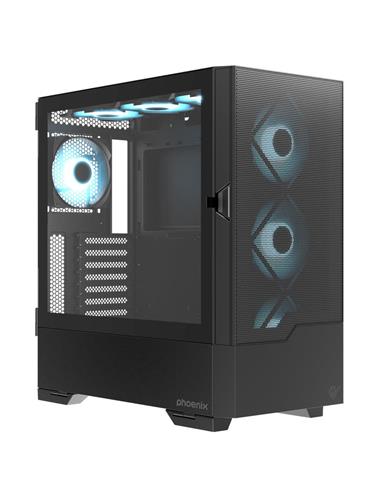 CAJA ORDENADOR GAMING PHOENIX EMBER ATX BLACK