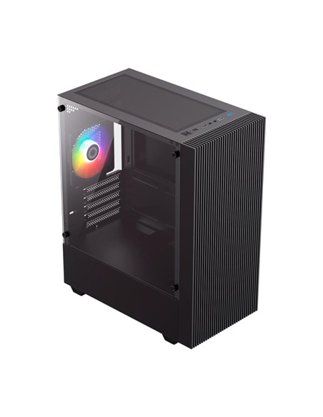 CAJA ORDENADOR GAMING EDGE BLACK 2x2.0 1x3.0 AUDIO ( NO FAN )