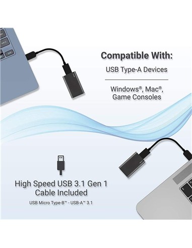 DISCO DURO EXTERNO PNY PORTABLE SSD 960GB 1TB