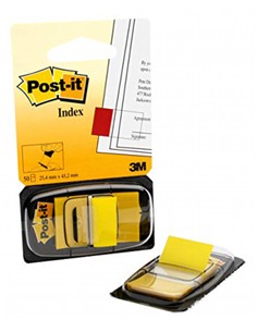 POST-IT INDEX 3M MARCAPAGINAS AMARILLO.