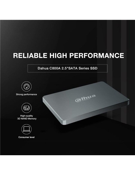 DISCO DURO SSD DAHUA 240GB C800A SATA3 LEC.550MB/s ESC.460MB/s