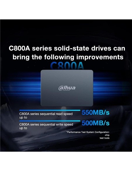DISCO DURO SSD DAHUA 240GB C800A SATA3 LEC.550MB/s ESC.460MB/s