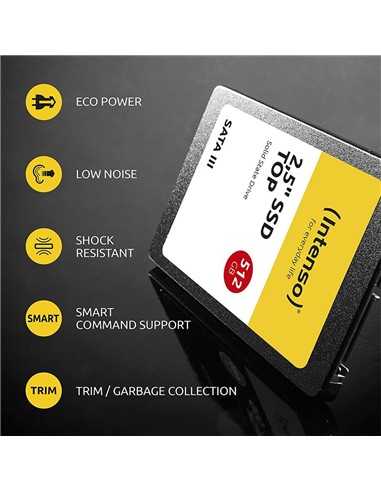 DISCO DURO SSD INTENSO 256GB TOP PERFORMANCE