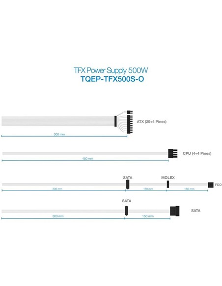 FUENTE DE ALIMENTACION TOOQ 500W TFX