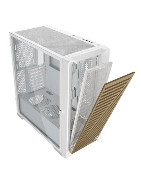 CAJA ORDENADOR GAMING PHOENIX ARTISAN NOBLE WHITE FRONTAL MADERA ATX