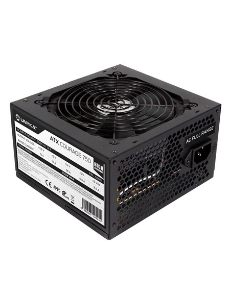 FUENTE DE ALIMENTACION UNYKA 750W GAMING COURAGE BLACK