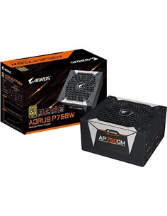 FUENTE DE ALIMENTACION GIGABYTE UD 750W  80+ MODULAR ATX...