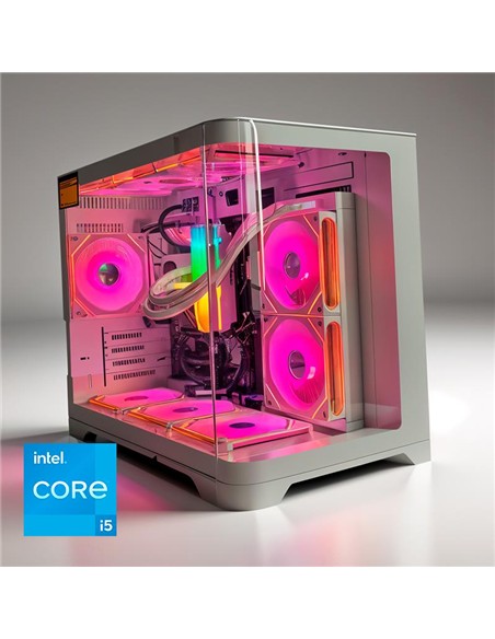 ORDENADOR GAMING HYPE M RGB I5 12400/32GB/SSD1TB NVME/R.LIQ/850W WHITE