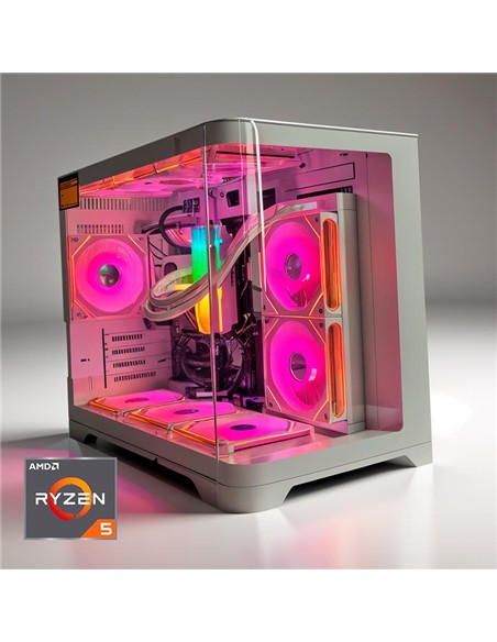 ORDENADOR GAMING HYPE M RGB R5 5600G/32GB/SSD1TB NVME/R.LIQ/850W WHITE