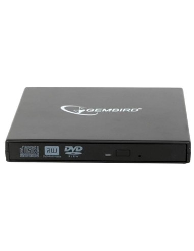 REGRABADORA EXTERNA DVD GEMBIRD DUAL USB BLACK