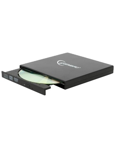 REGRABADORA EXTERNA DVD GEMBIRD DUAL USB BLACK