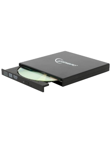 REGRABADORA EXTERNA DVD GEMBIRD DUAL USB BLACK