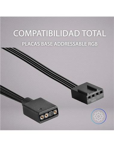 VENTILADOR DISIPADOR MARS GAMING CPU 120MM ARGB INTEL/AMD WHITE