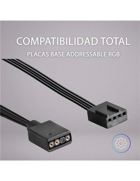 VENTILADOR DISIPADOR MARS GAMING CPU 120MM ARGB INTEL/AMD WHITE