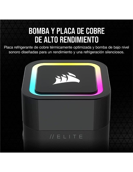 REFRIGERACION LIQUIDA CPU CORSAIR H60X RGB ELITE 120MM AMD/INTEL