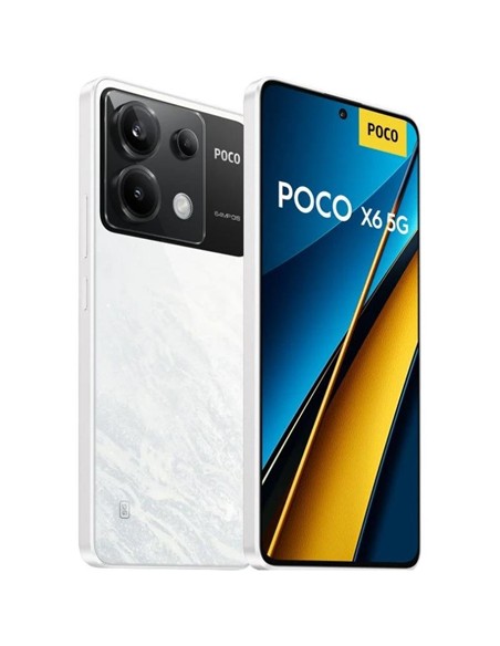 SMARTPHONE XIAOMI POCO X6 6.67 FHD+ SNAPDRAGON 12GB/256GB/64MPX/5G WHITE